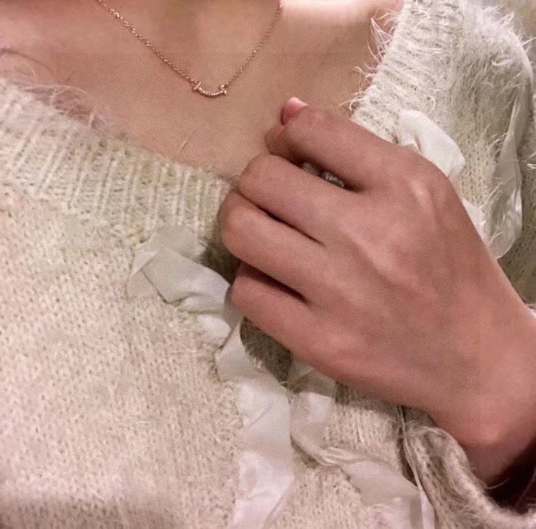 Tiffany Small Diamond Pendant Necklace