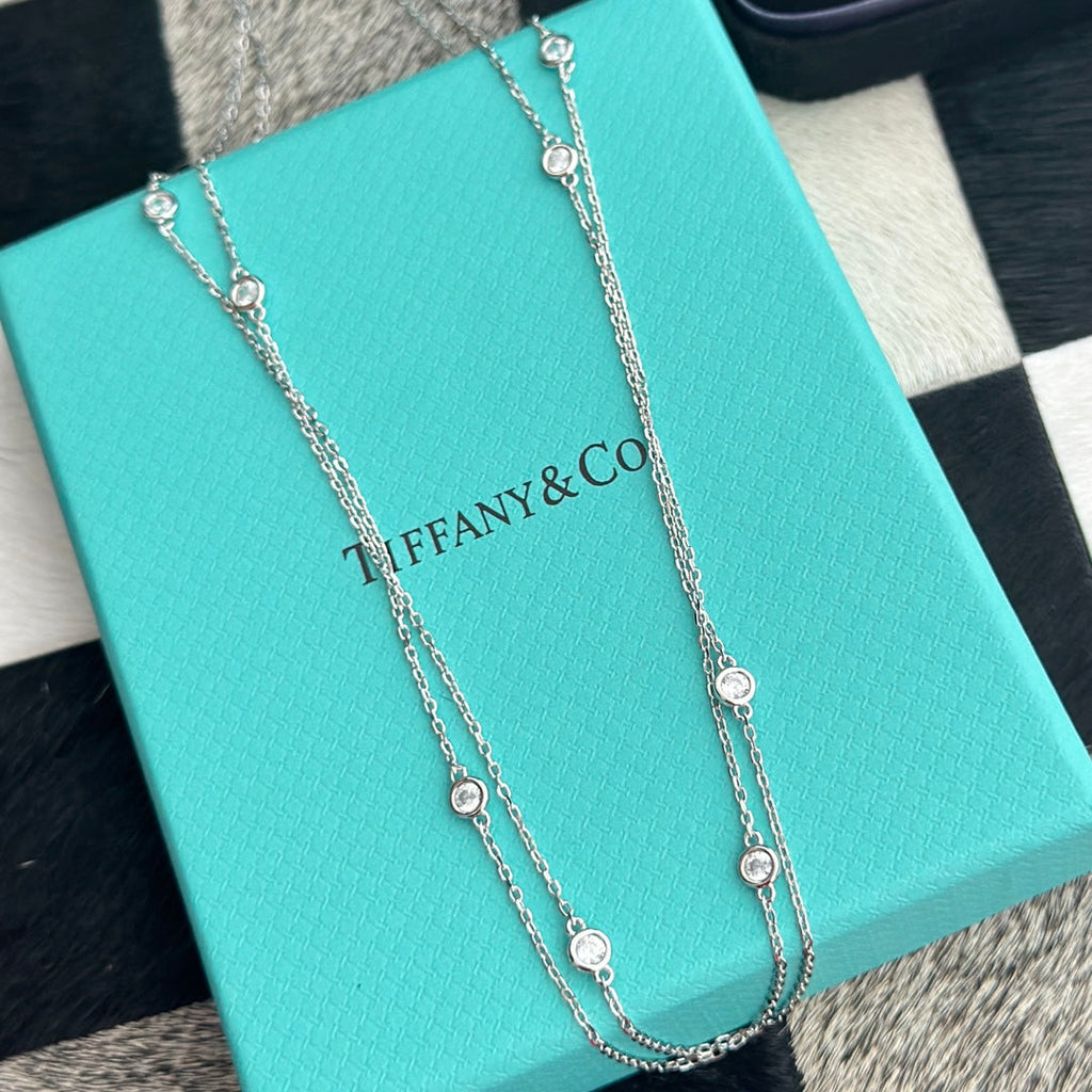 Tiffany Elsa Peretti Diamonds By The Yard Necklace