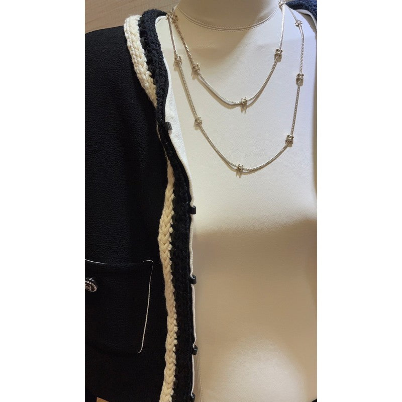 Chanel 24B Flowers Long Necklace