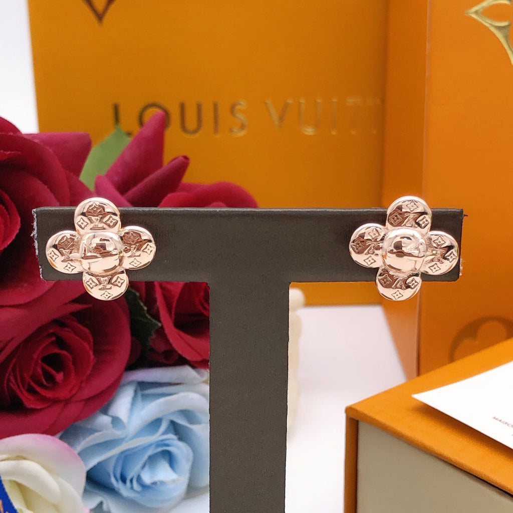 Louis Vuitton Vivienne Earrings - 18K Rose Gold