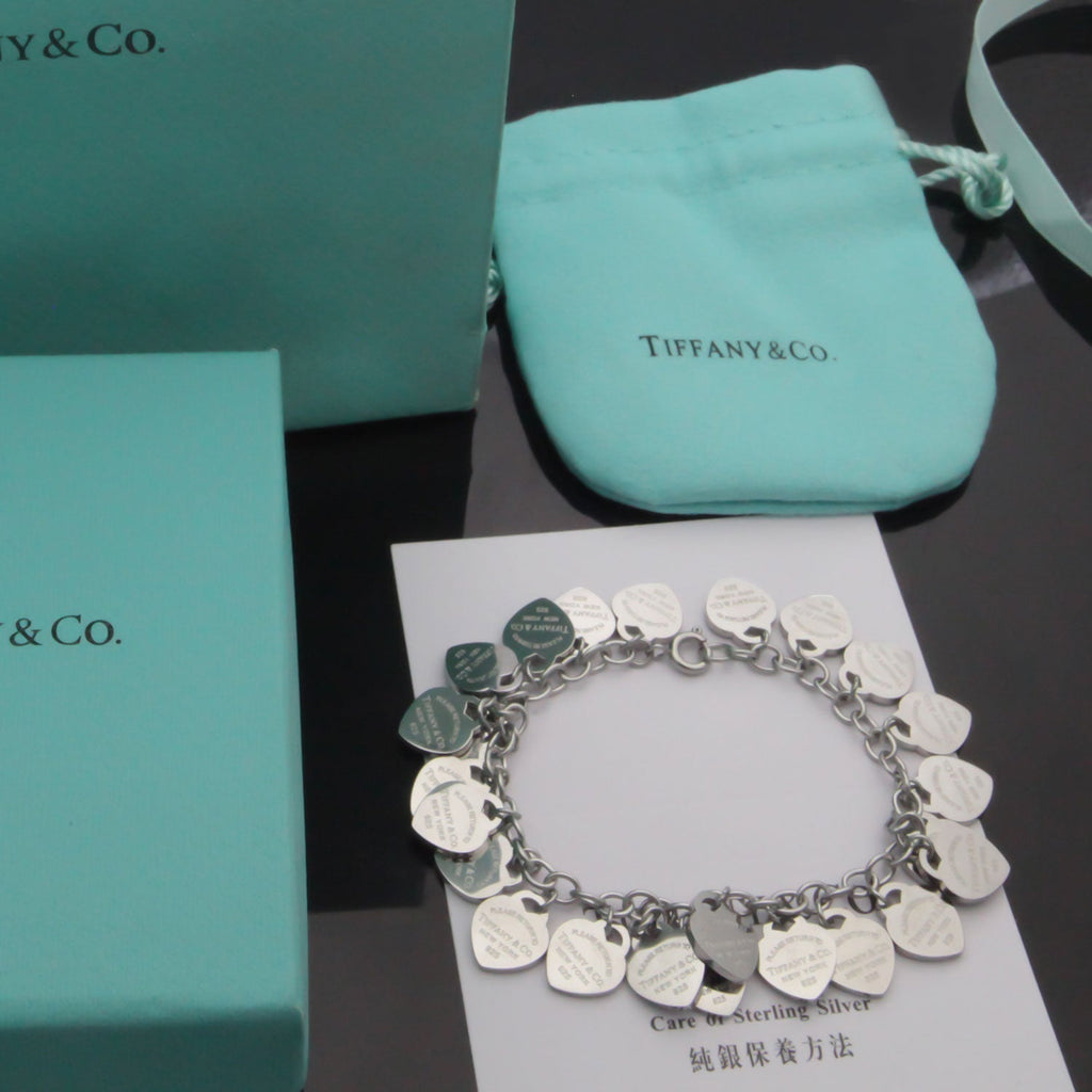 Tiffany Heart Tag Bracelet - 18K Gold