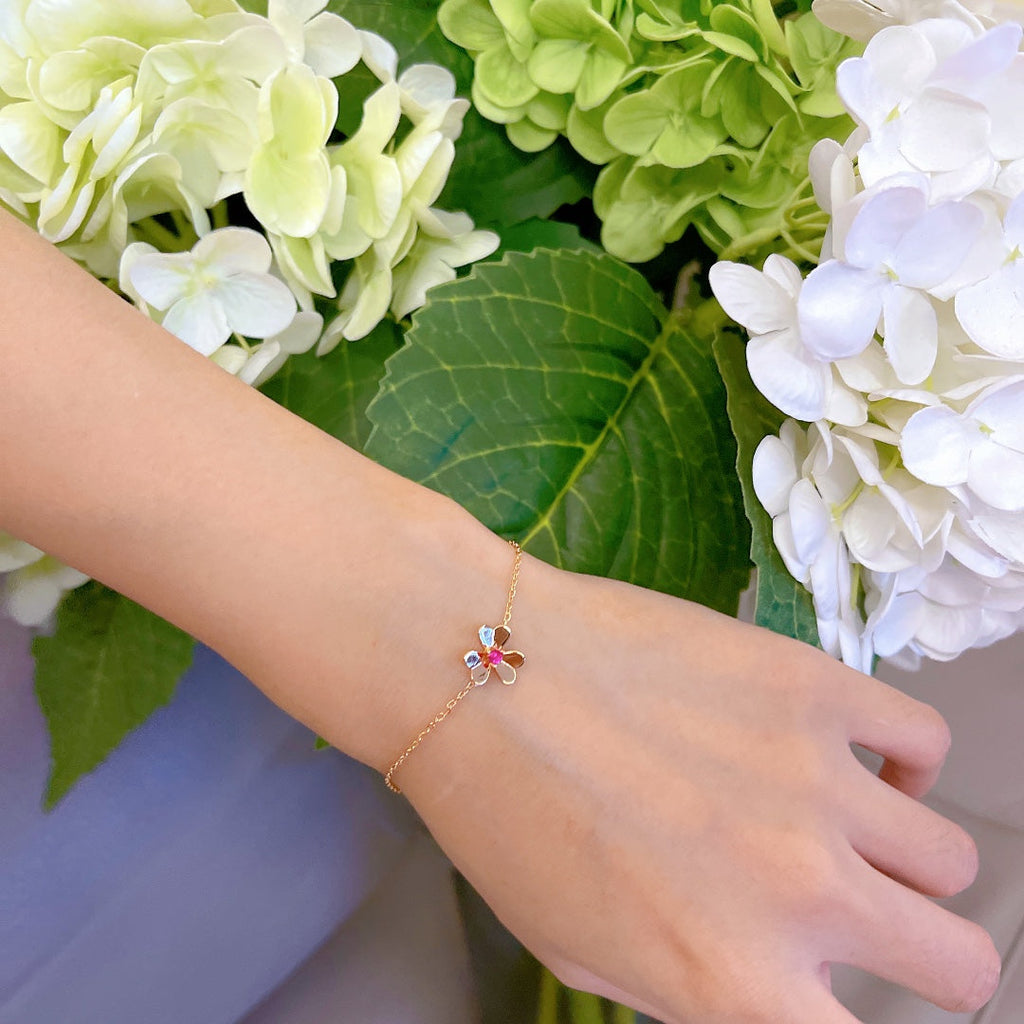 Frivole Ruby Bracelet - 18K Gold