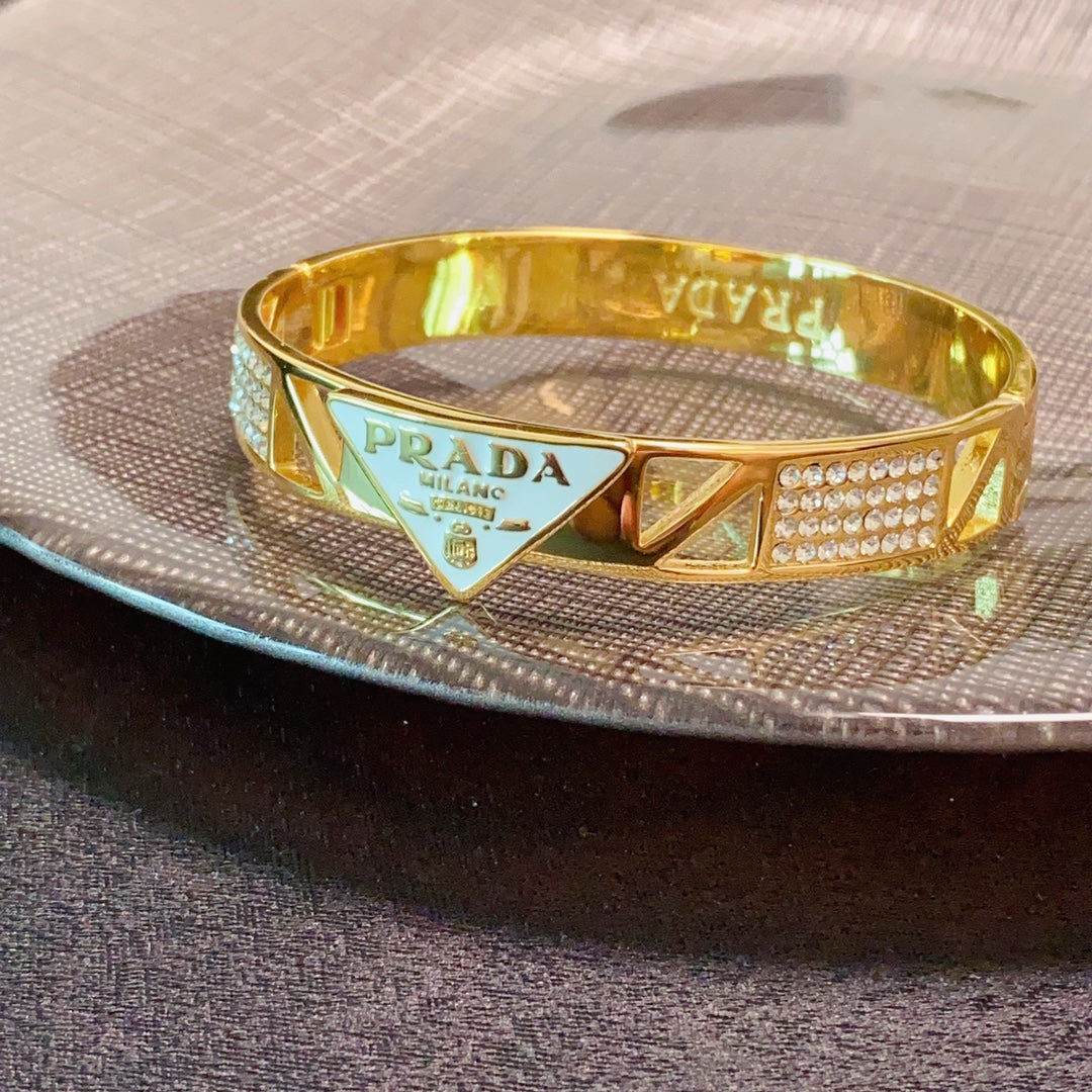Prada Triangle Diamond Bracelet