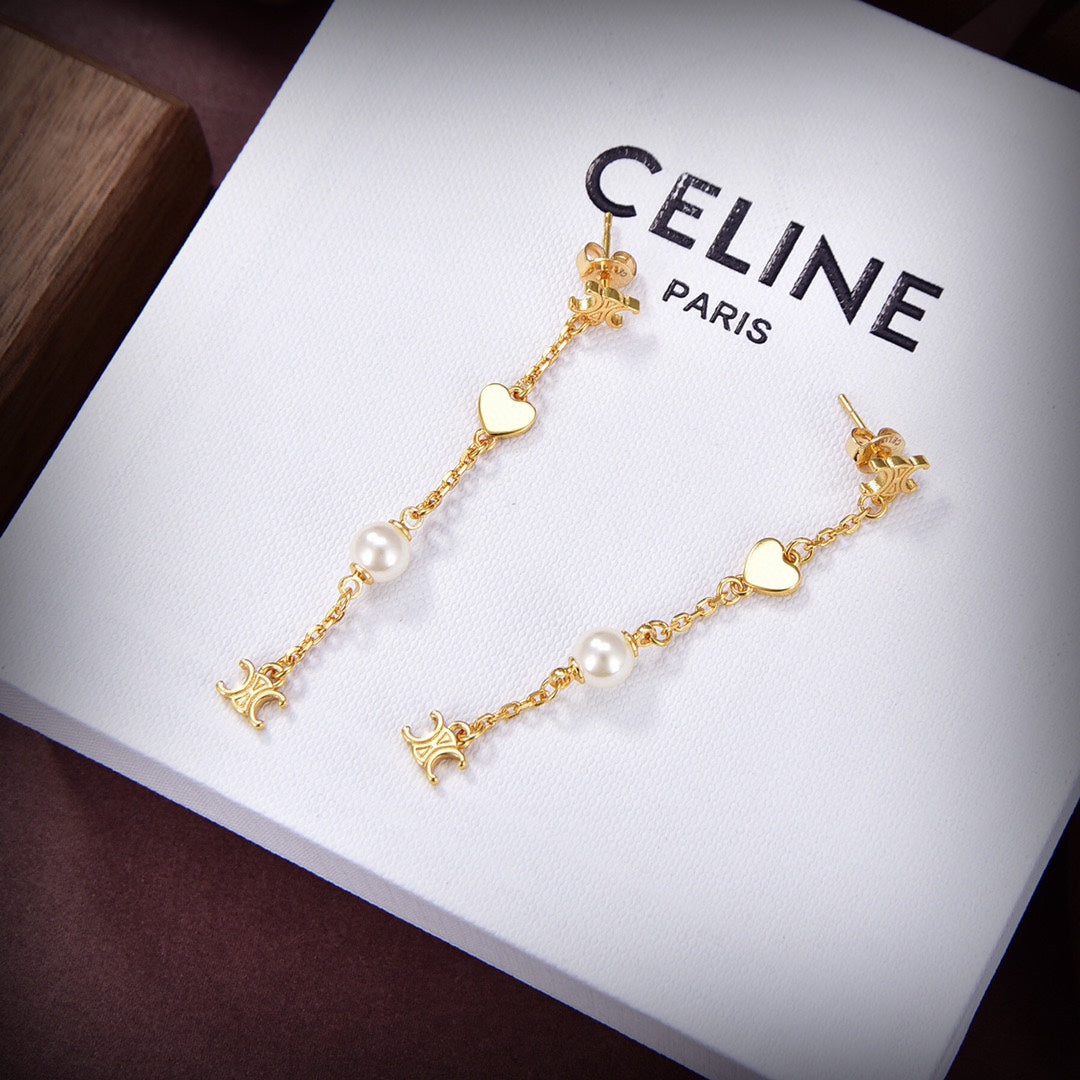 Celine Earrings - 18K Yellow Gold