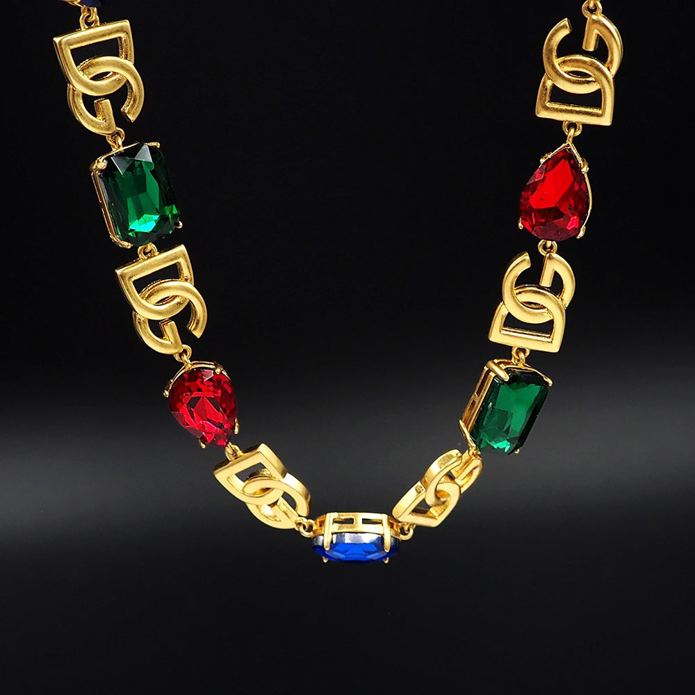 DG Crystals Choker Necklace