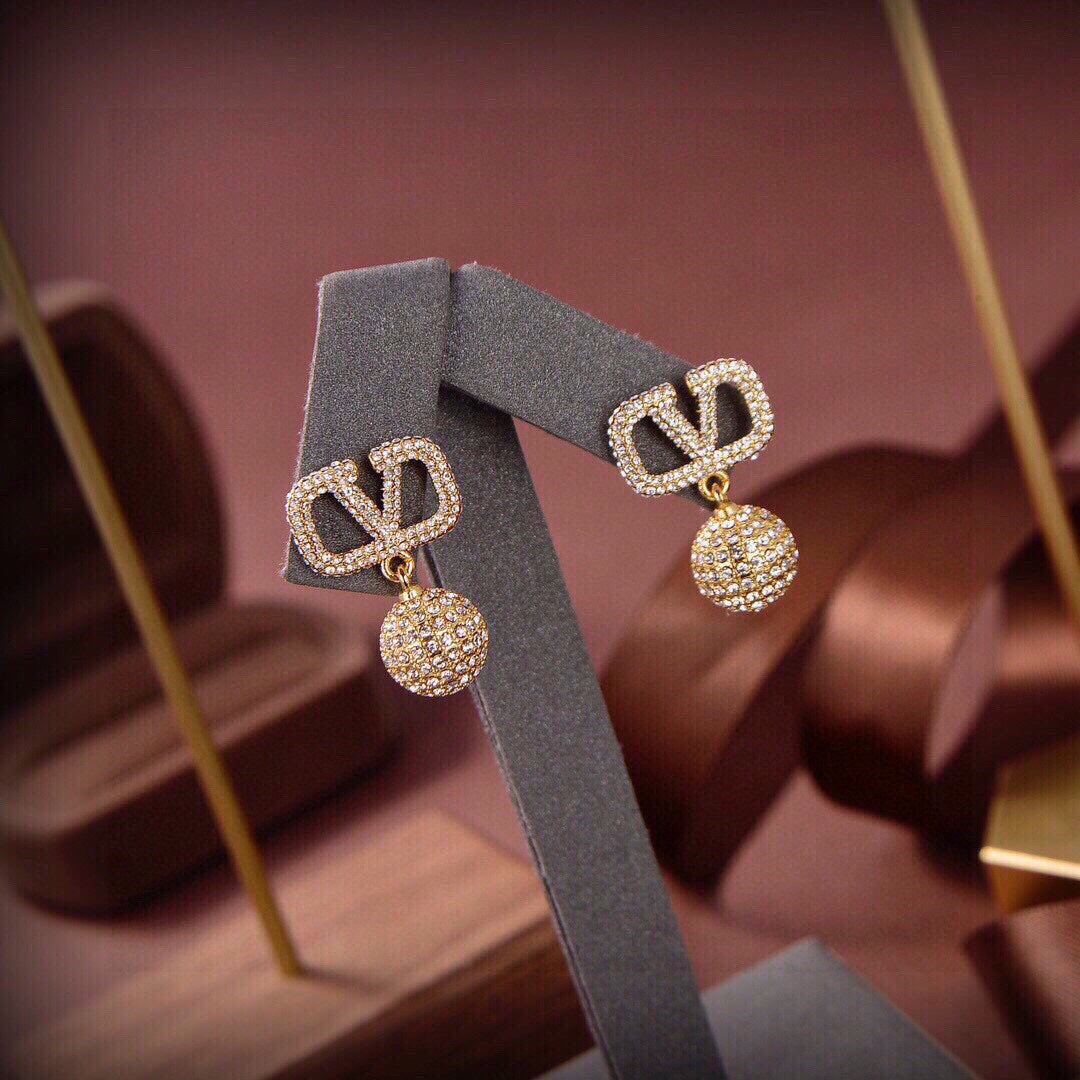 Valentino Diamond Earrings - 18K Rose Gold