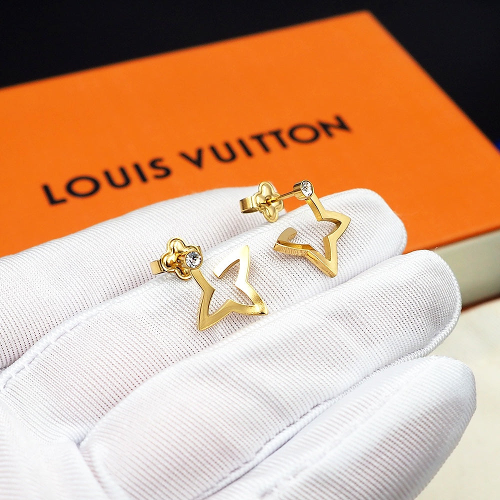 Louis Vuitton Blossom Mini Hoops Earrings - 18K Gold