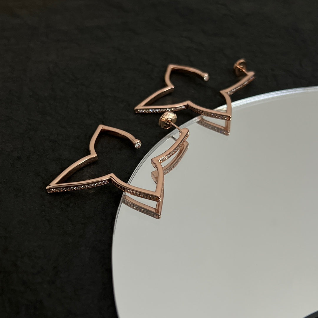 Louis Vuitton Debuts Blossom Earrings - 18K Rose Gold
