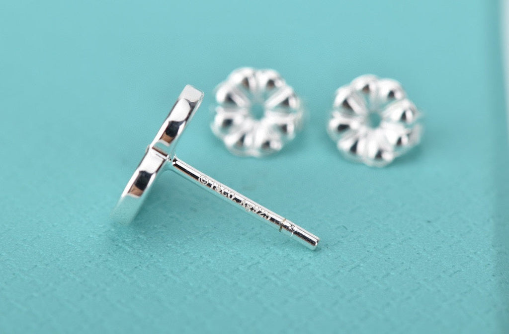 Return to Tiffany Heart Earrings - 18K White Gold