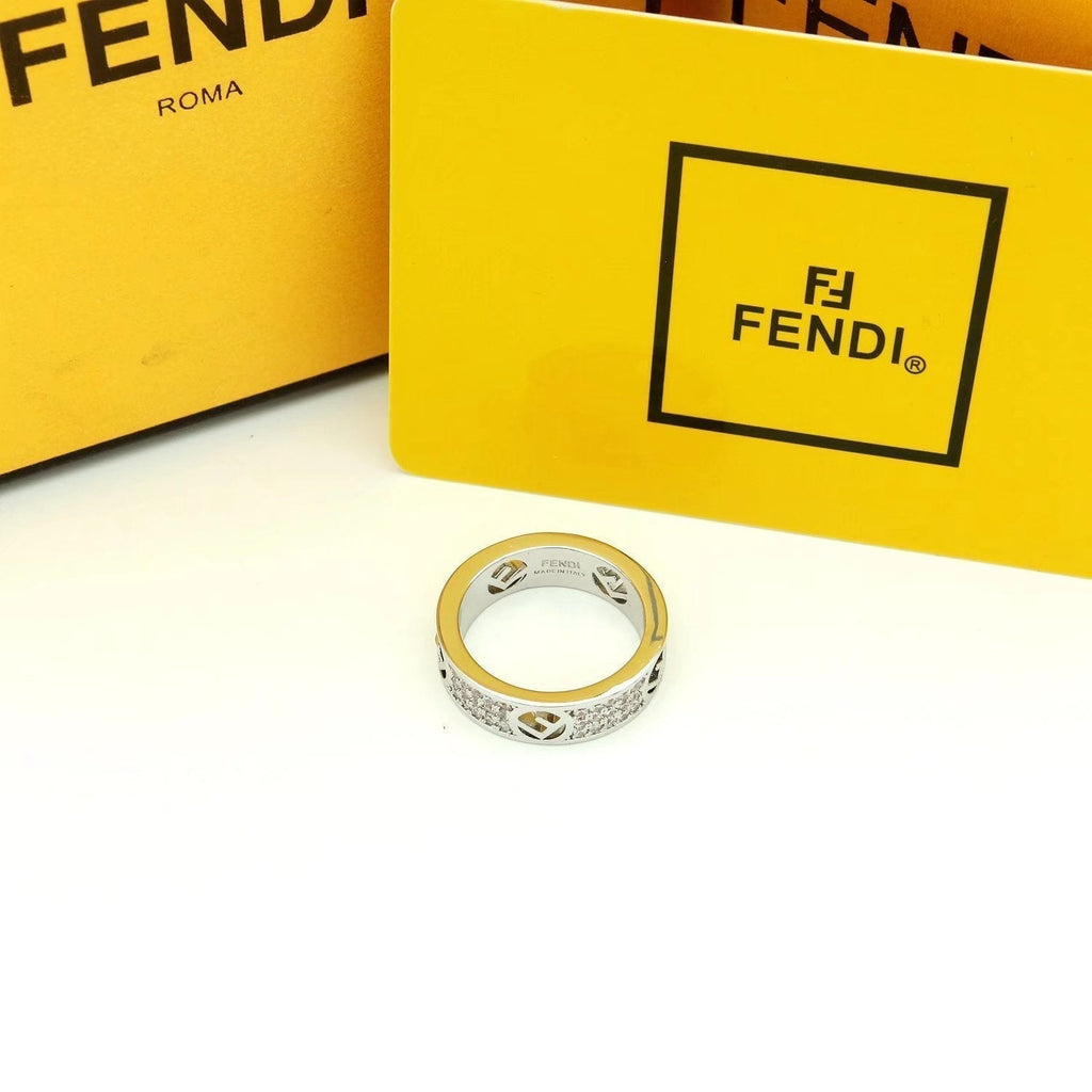 Fendi Is Ring - 18K White Gold