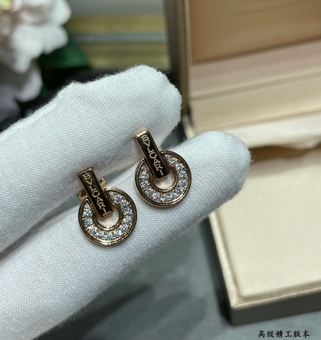 Bvlgari Earrings - 18K Rose Gold