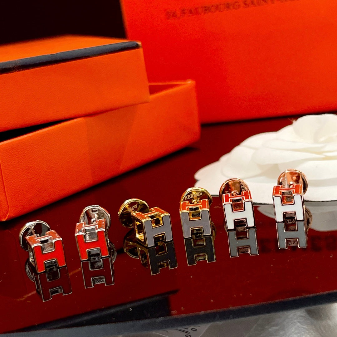 Hermes Cage D'H Earrings
