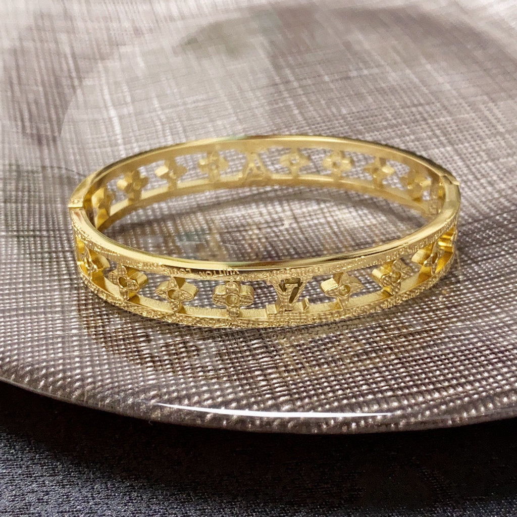 Louis Vuitton Crystal Hollow Bracelet