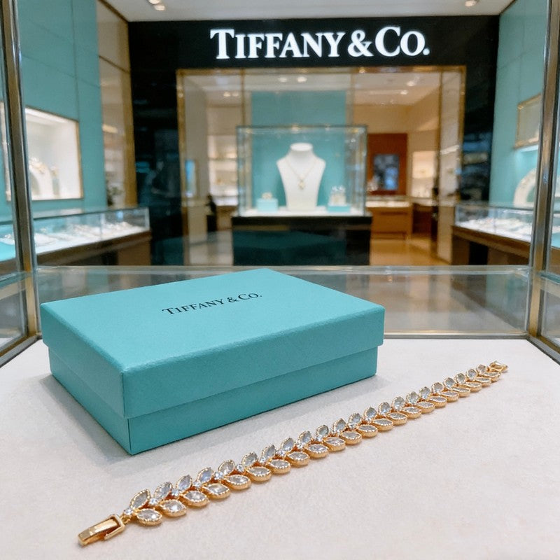 Return to Tiffany Crystal Bracelet - 18K Rose Gold
