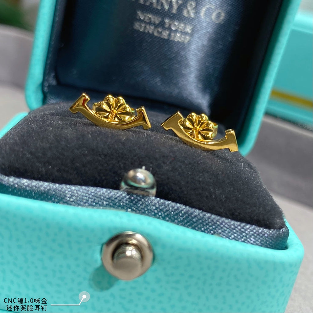 Tiffany Smile Earrings - 18K Yellow Gold