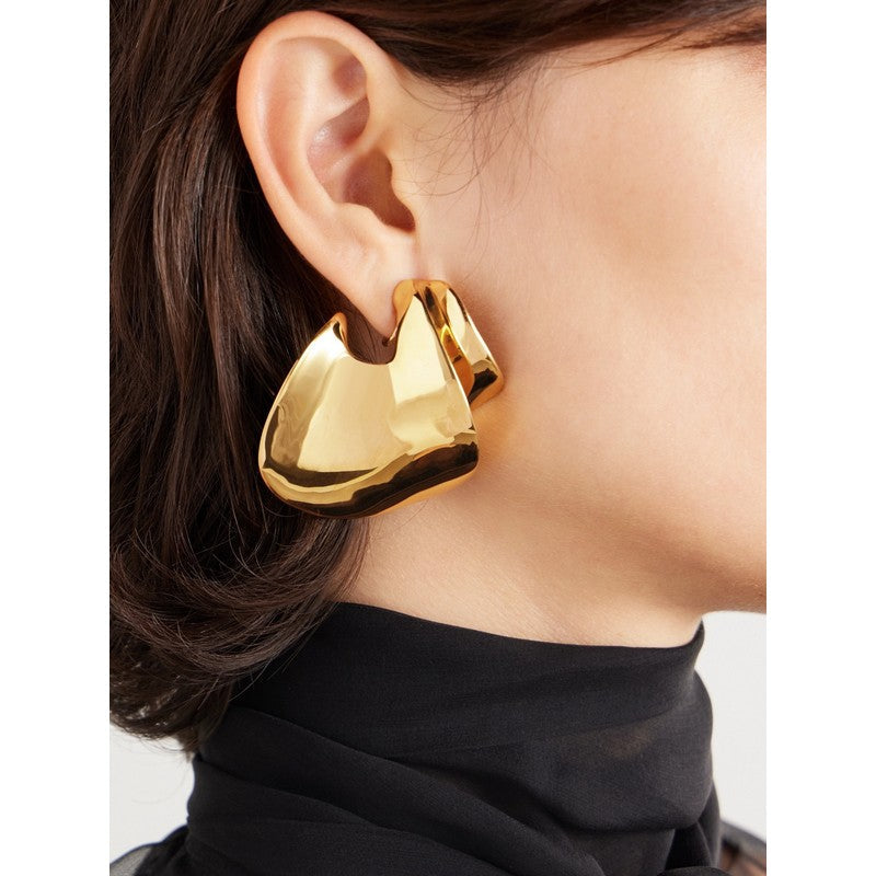 YSL Earrings - 18K Yellow Gold