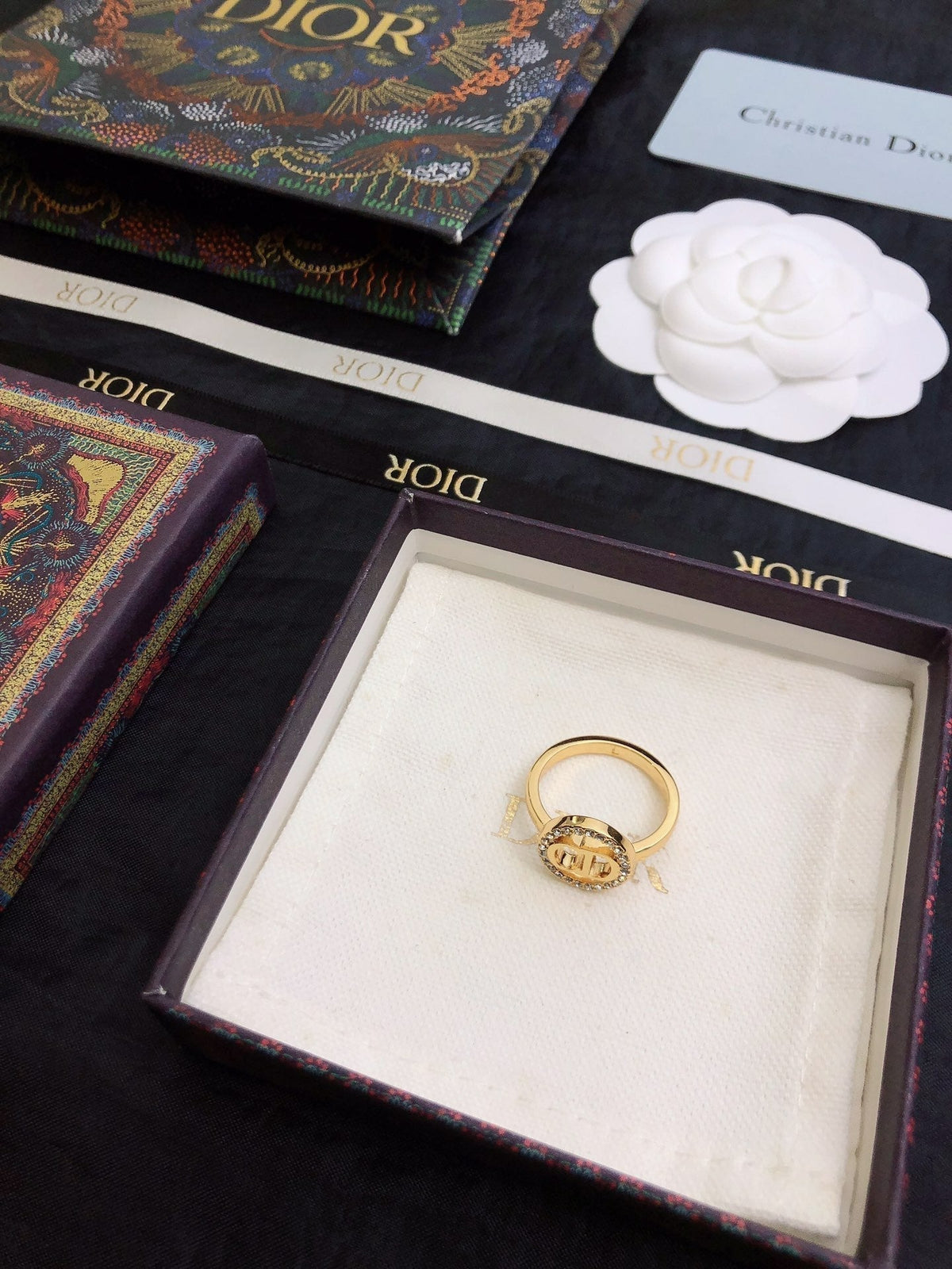 Dior Clair D Lune Ring - 18K Yellow Gold