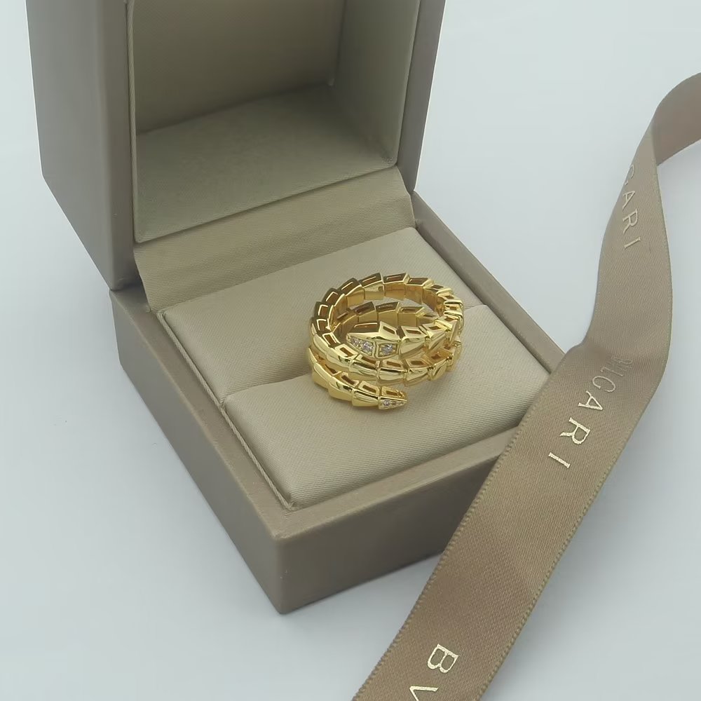 Bvlgari Serpenti Viper Demi Moissanite Ring - 18K Gold