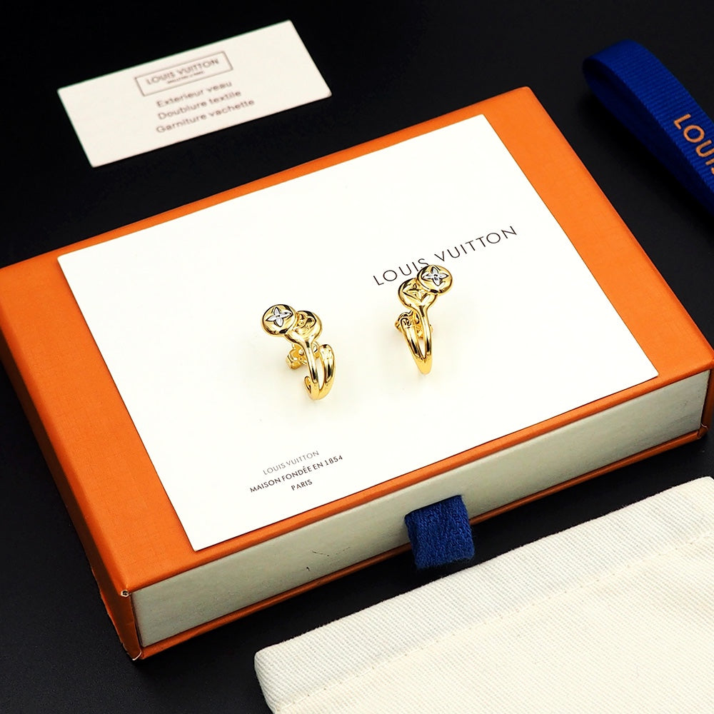 Louis Vuitton Symphony Earrings - 18K Yellow Gold