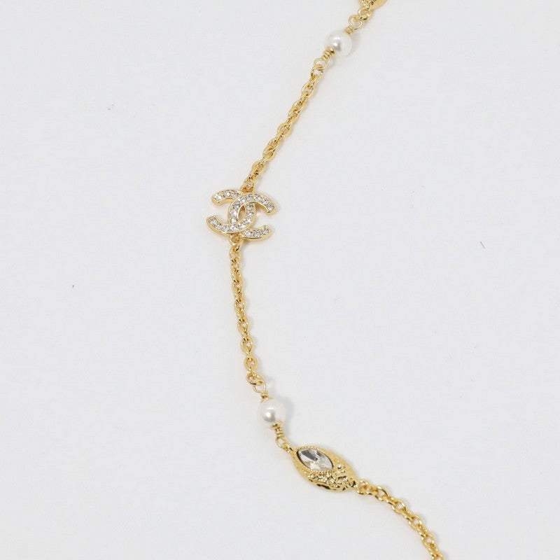 Chanel Vintage Crystal Long Necklace