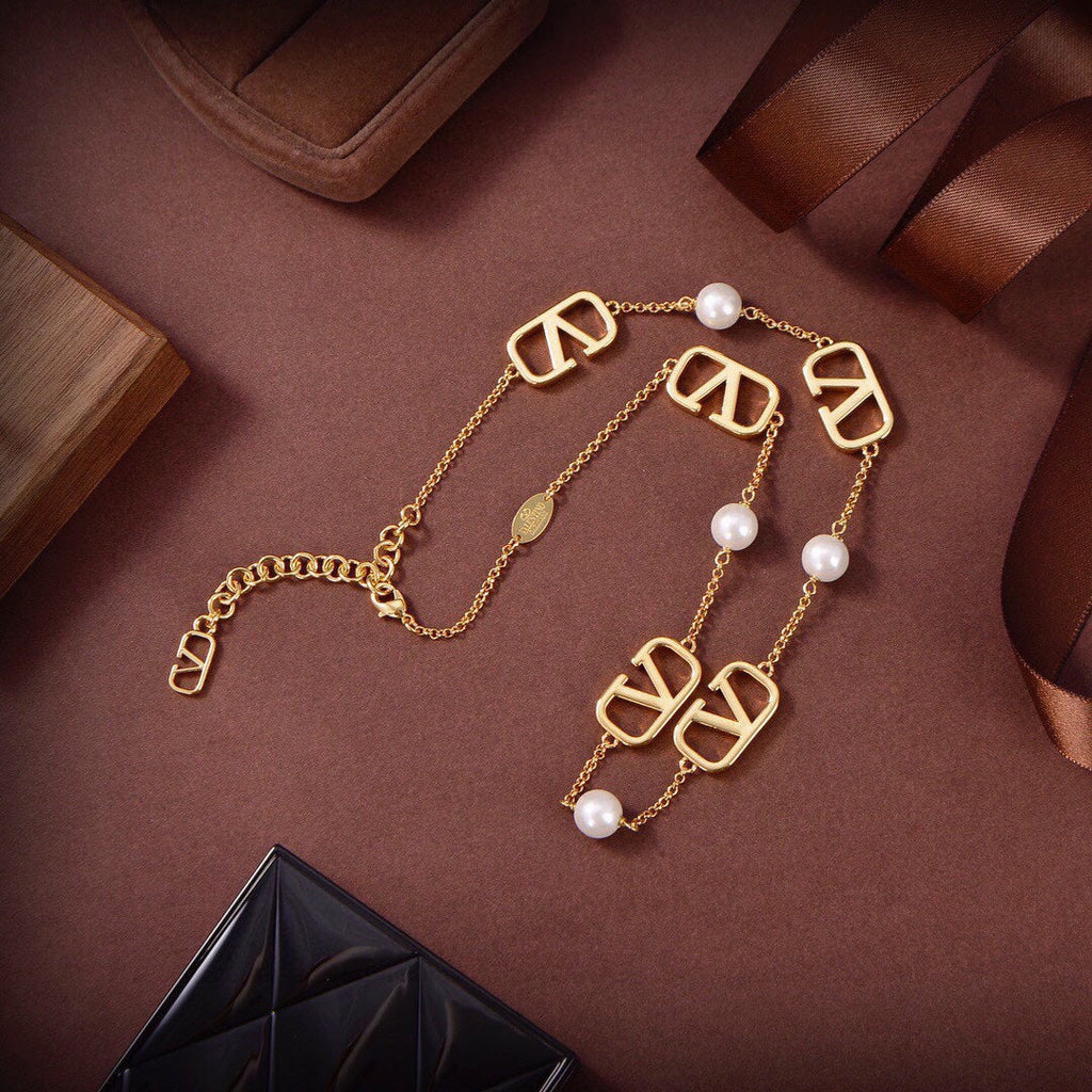 Valentino VLogo Necklace