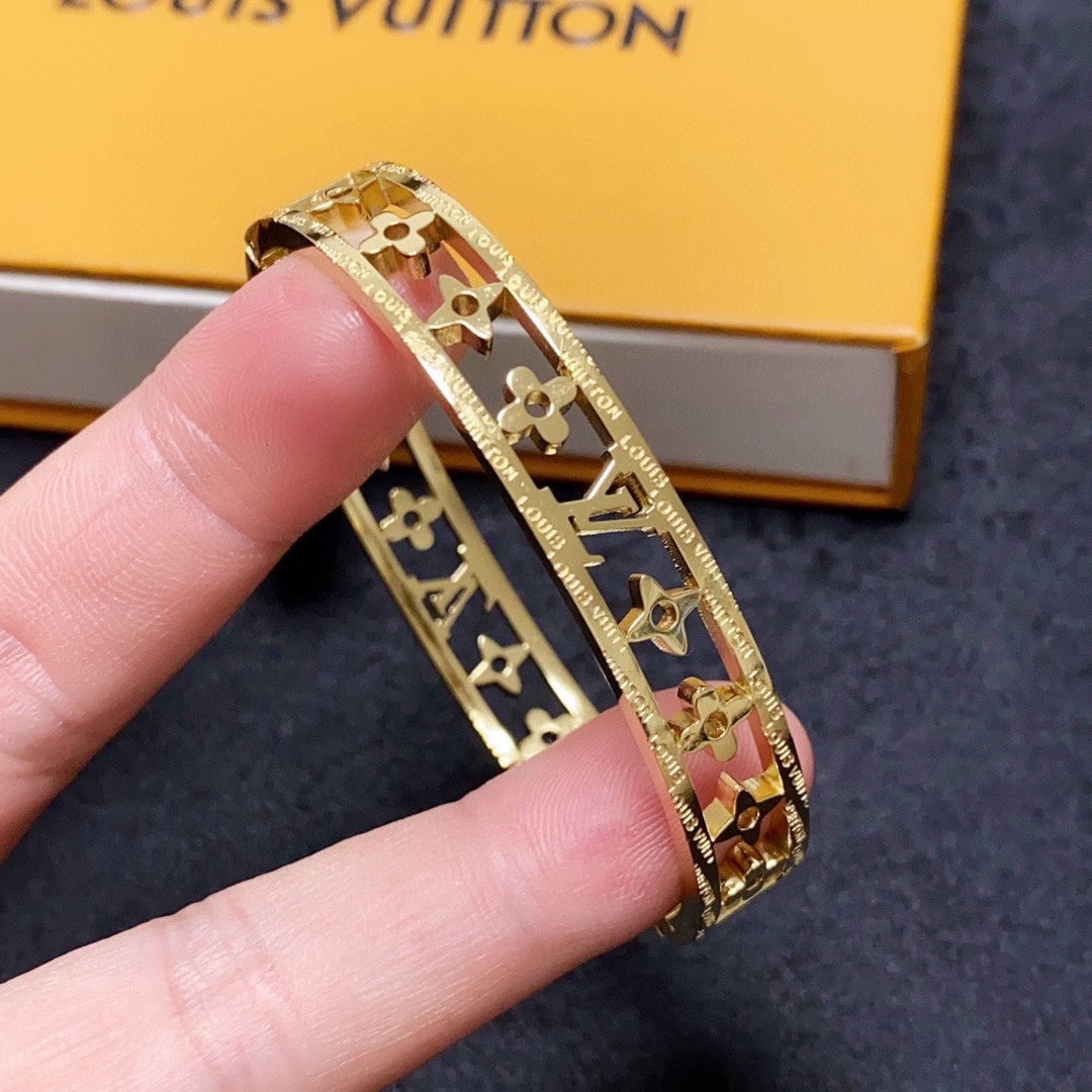 Louis Vuitton Crystal Hollow Bracelet