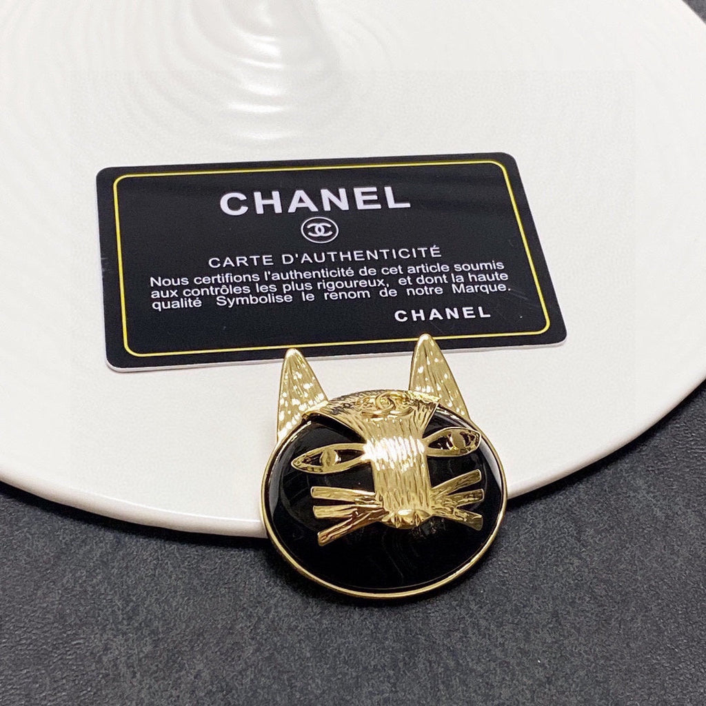 Chanel Cat Brooch