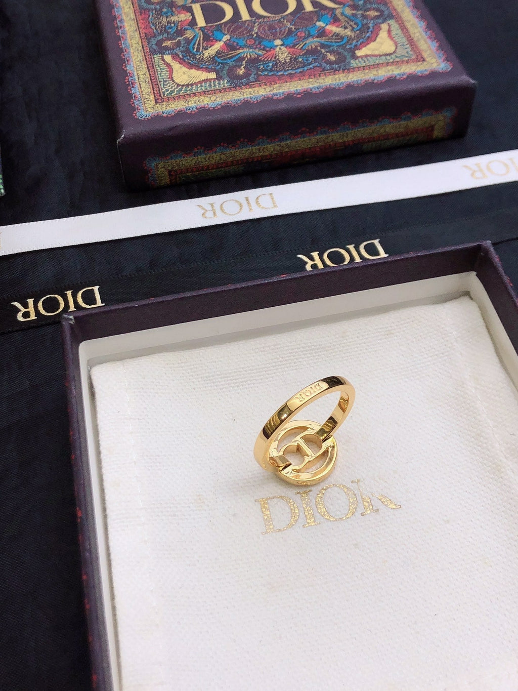 Dior Clair D Lune Ring - 18K Yellow Gold