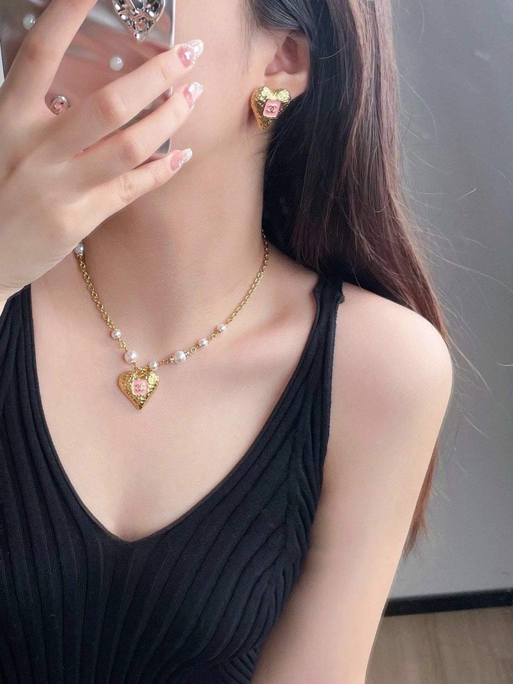 Chanel Pearls Chain Necklace