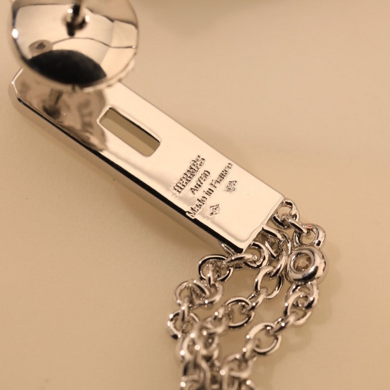 Hermes Diamond Kelly Gavroche Earrings