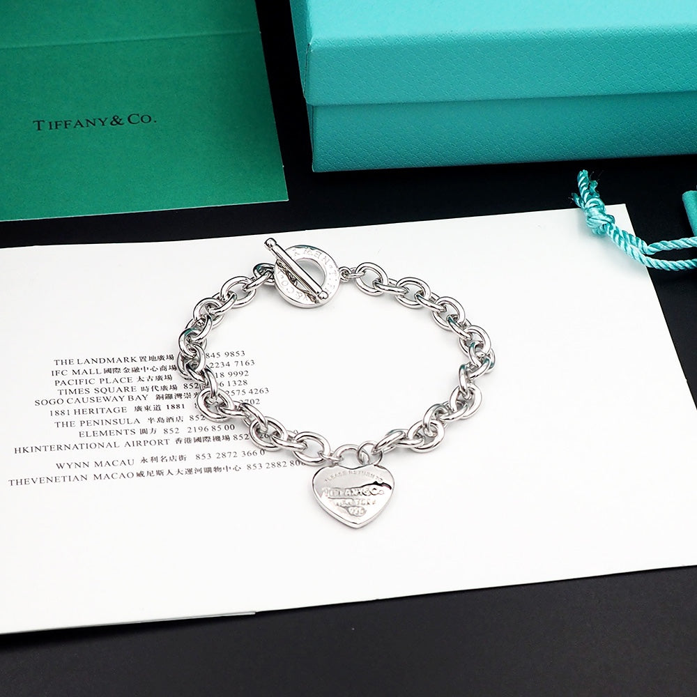 Tiffany Tag Chain Bracelet - 18K Gold