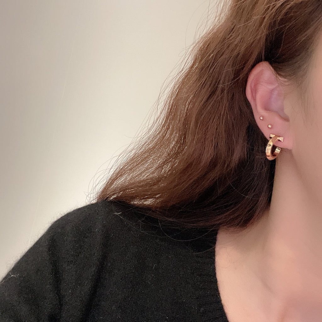 Tiffany Hoop Earrings - 18K Gold