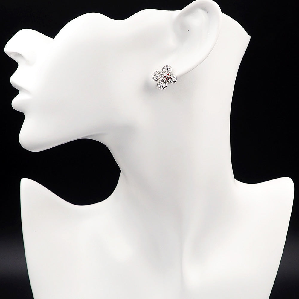Louis Vuitton Vivienne Diamond Earrings - 18K Gold