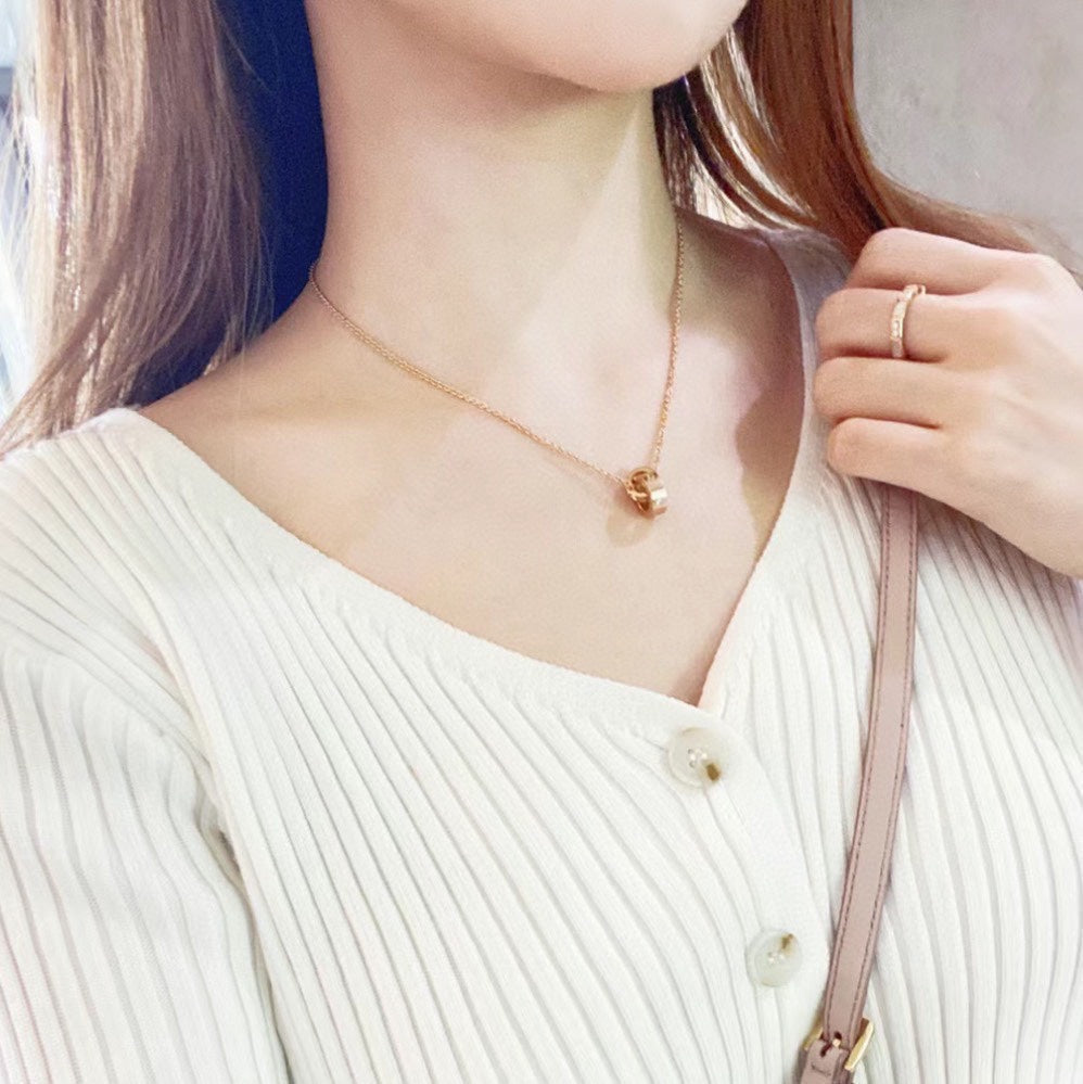 Bvlgari Two Rings Necklace - 18K Gold
