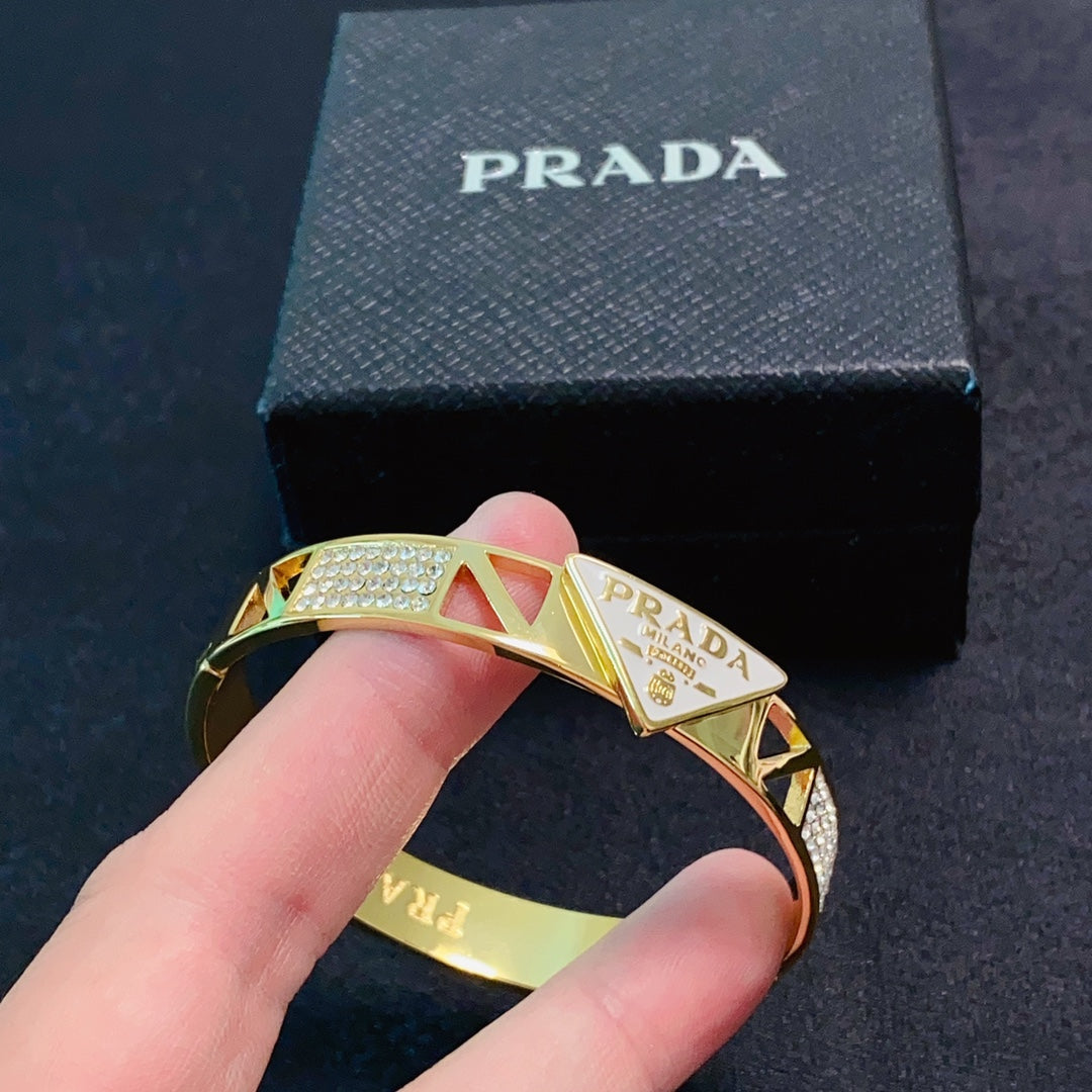 Prada Triangle Diamond Bracelet
