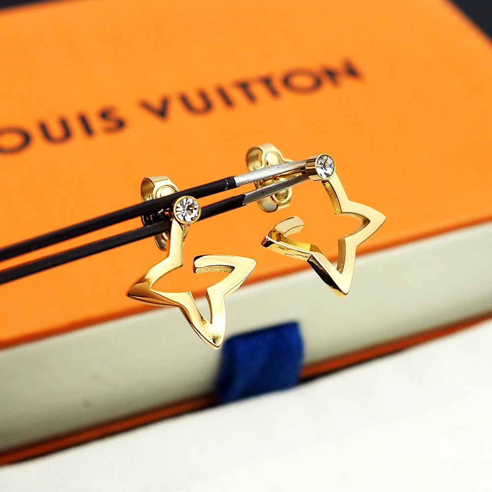 Louis Vuitton Blossom Mini Hoops Earrings - 18K Gold
