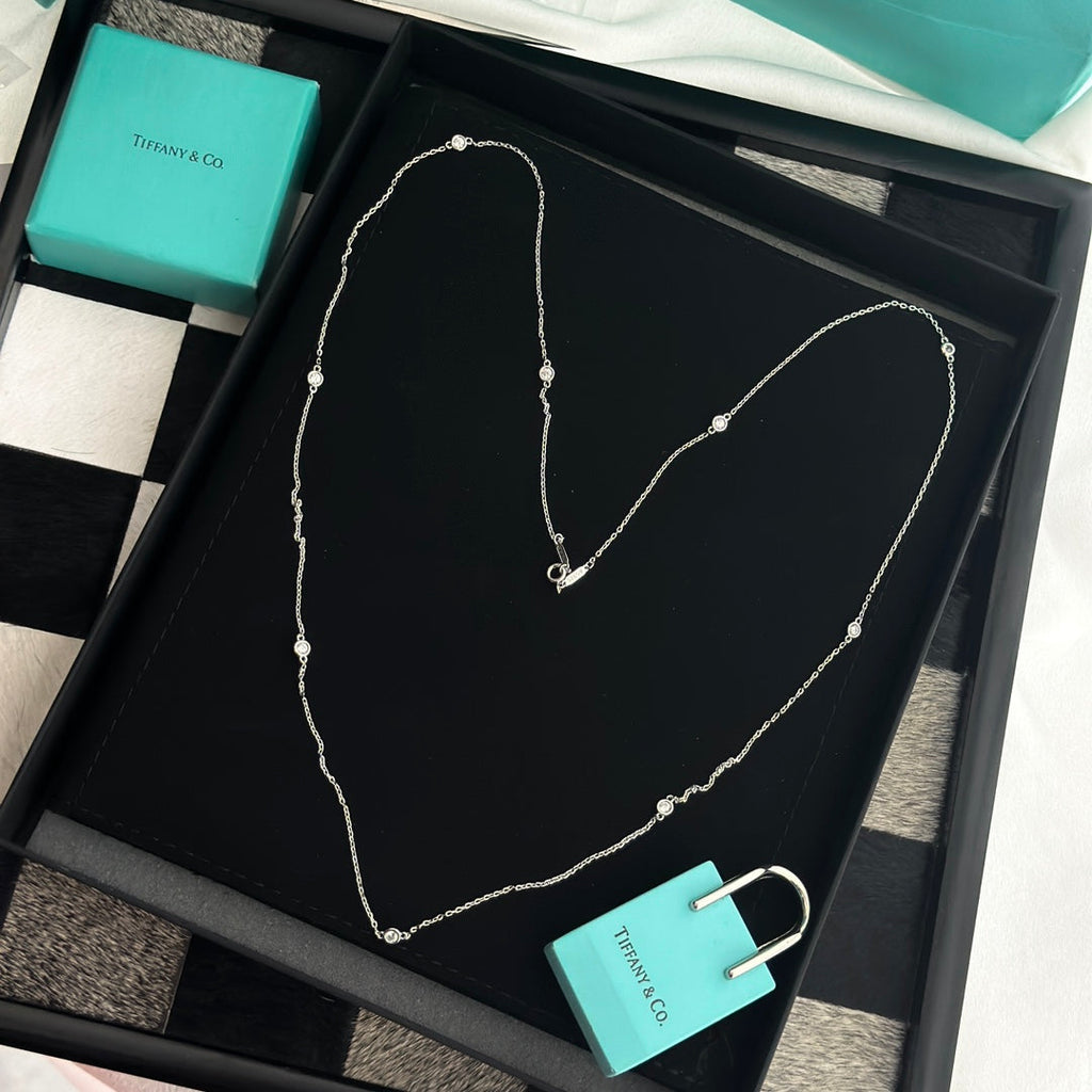 Tiffany Elsa Peretti Diamonds By The Yard Necklace