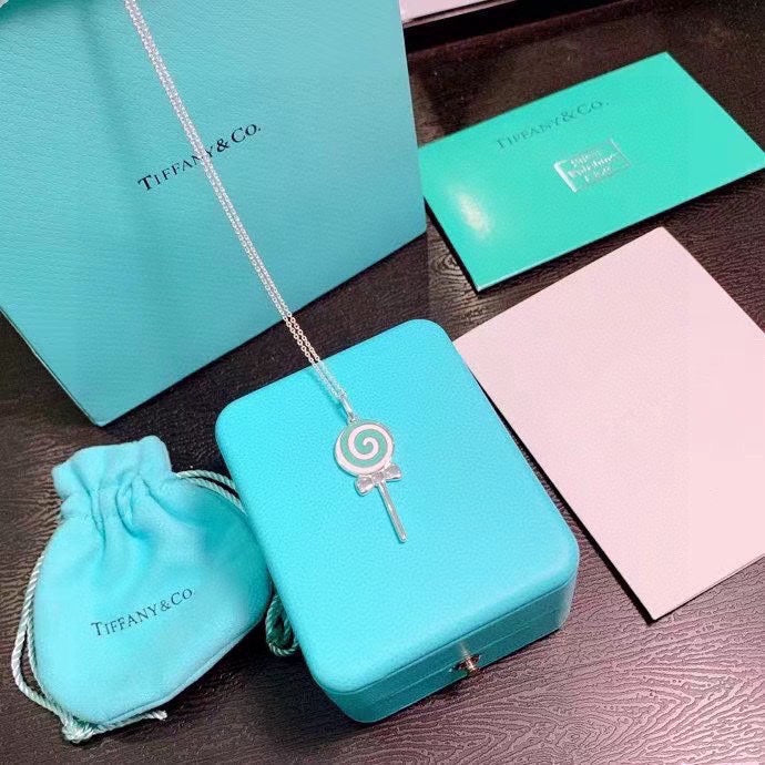 Tiffany Lollipop Charm Chain Necklace