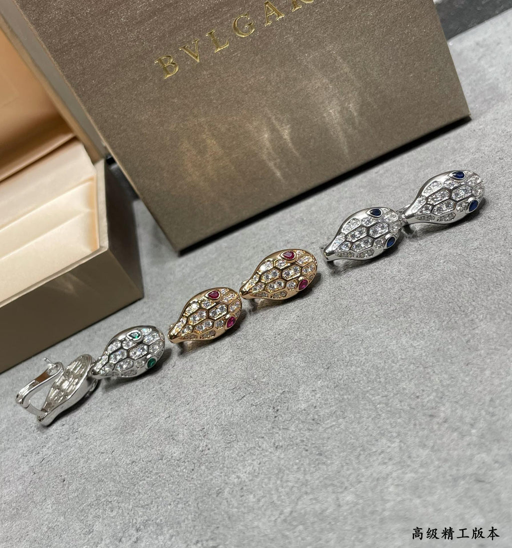 Bvlgari Serpenti Earrings - 18K Gold