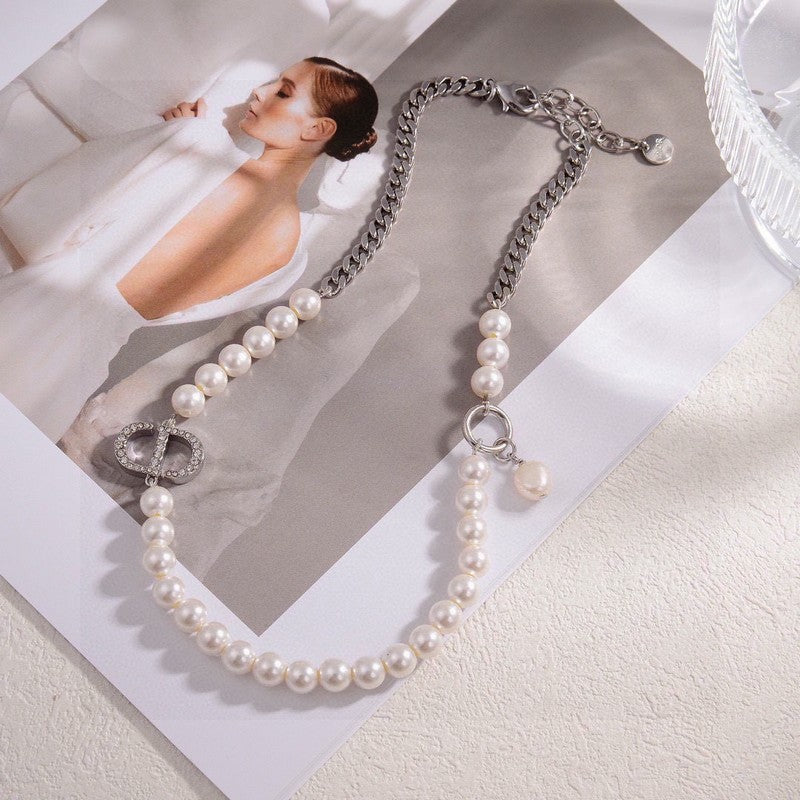 Dior Petit CD Pearl Necklace