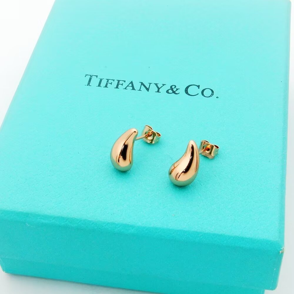 Tiffany Horn Earrings - 18K Gold