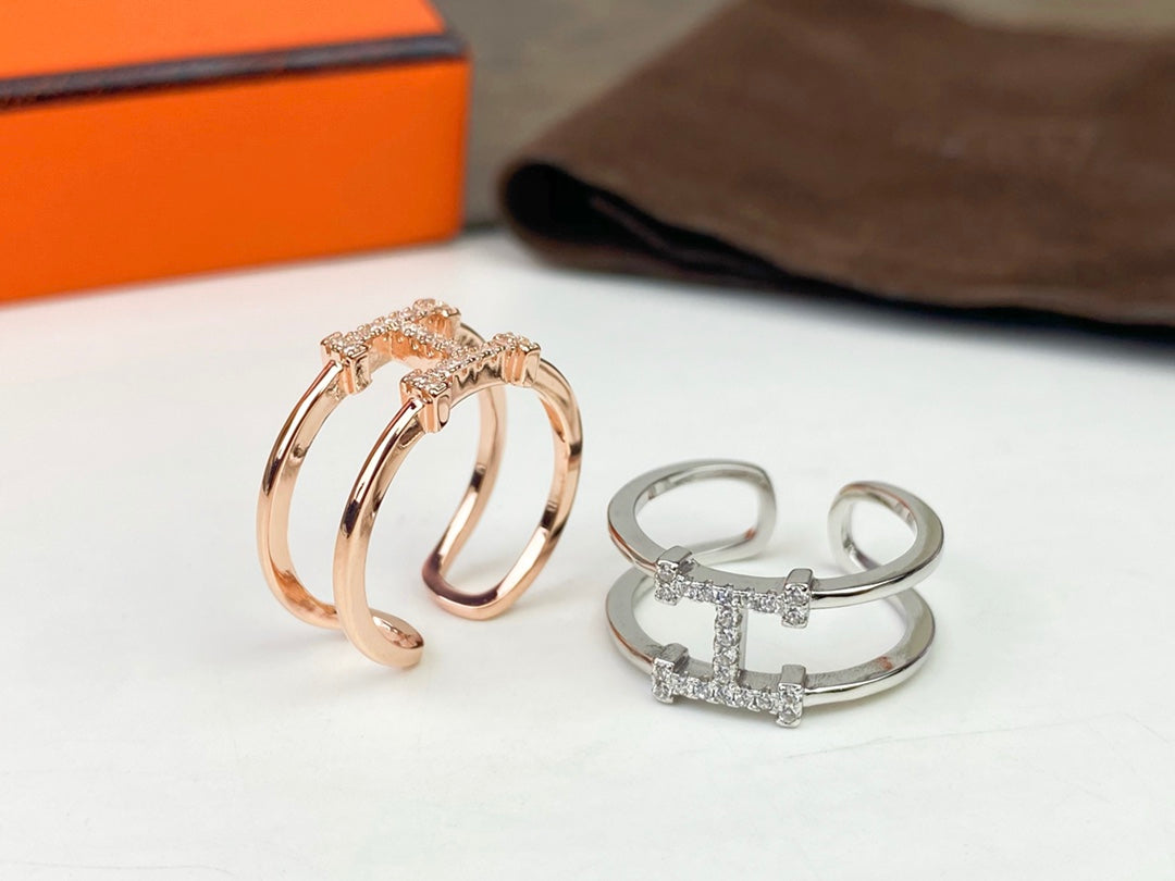 Hermes Ever Chaine D'ancre Ring - 18K Rose Gold