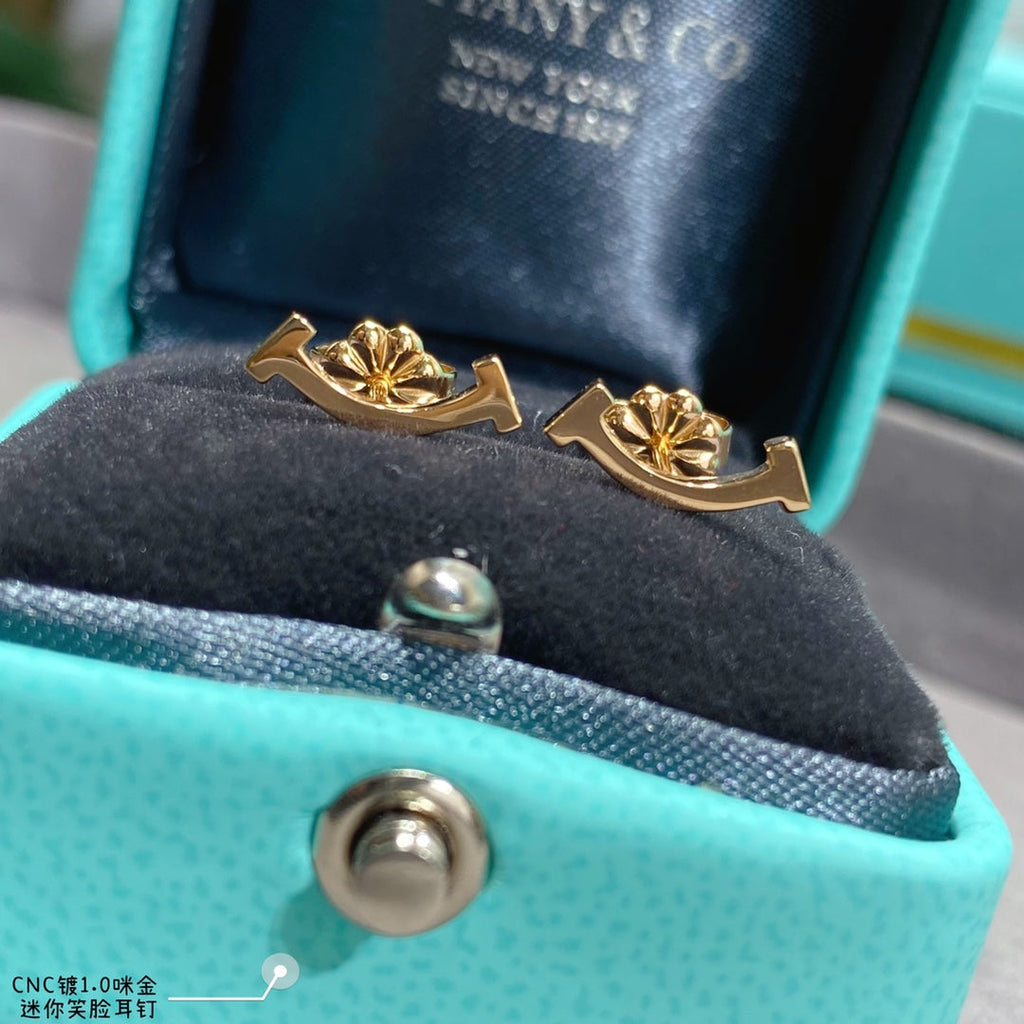 Tiffany Smile Earrings - 18K Gold