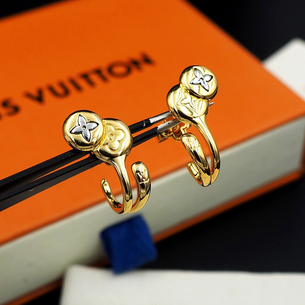 Louis Vuitton Symphony Earrings - 18K Yellow Gold