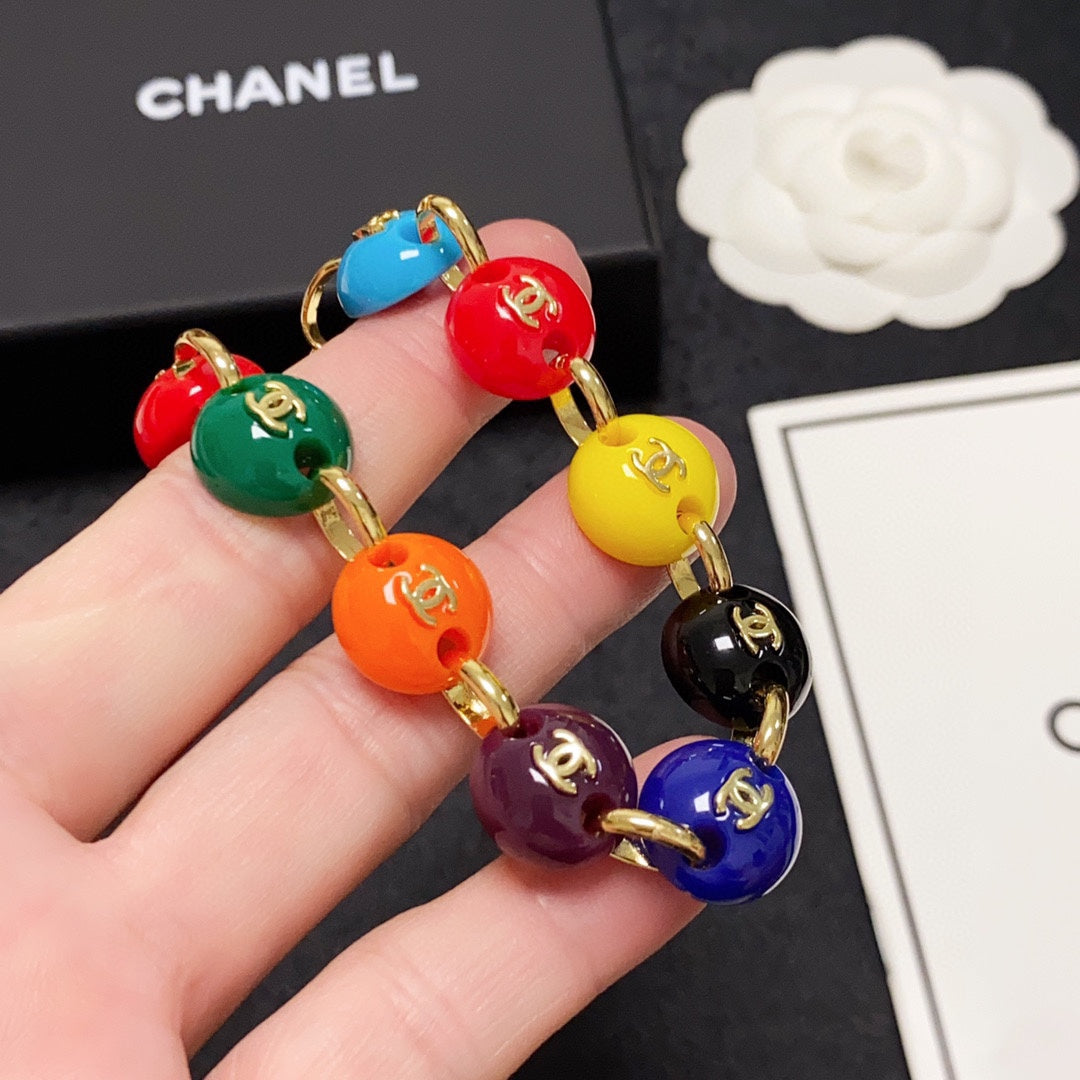 Chanel Color Beads Necklace