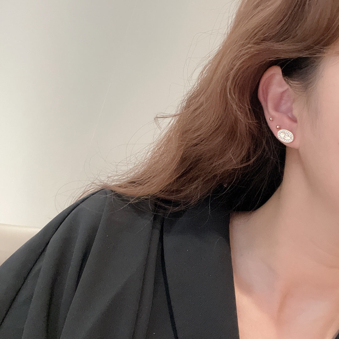 Hermes Mini Farandole Diamond Earrings
