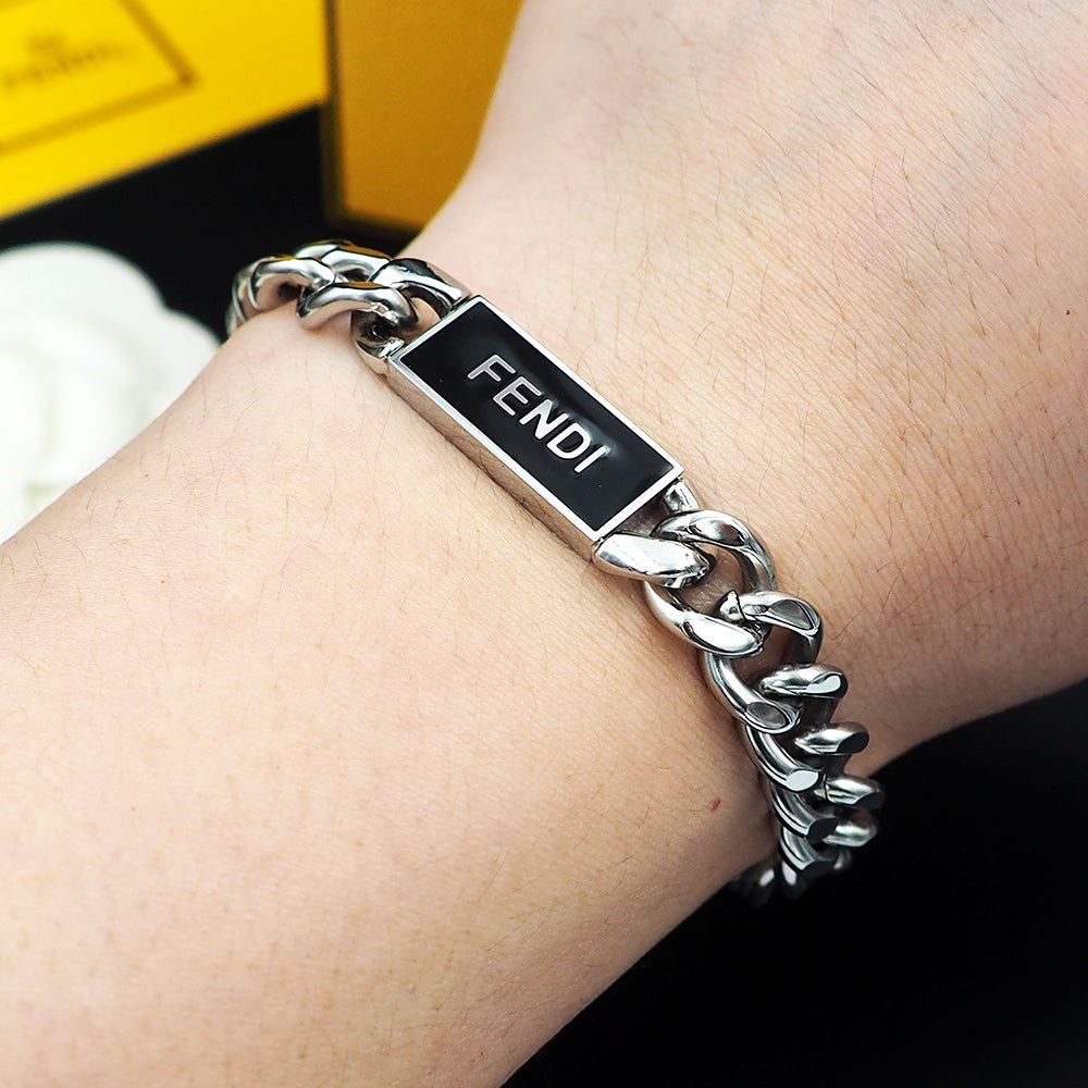 Fendi Chain Bracelet - 18K White Gold