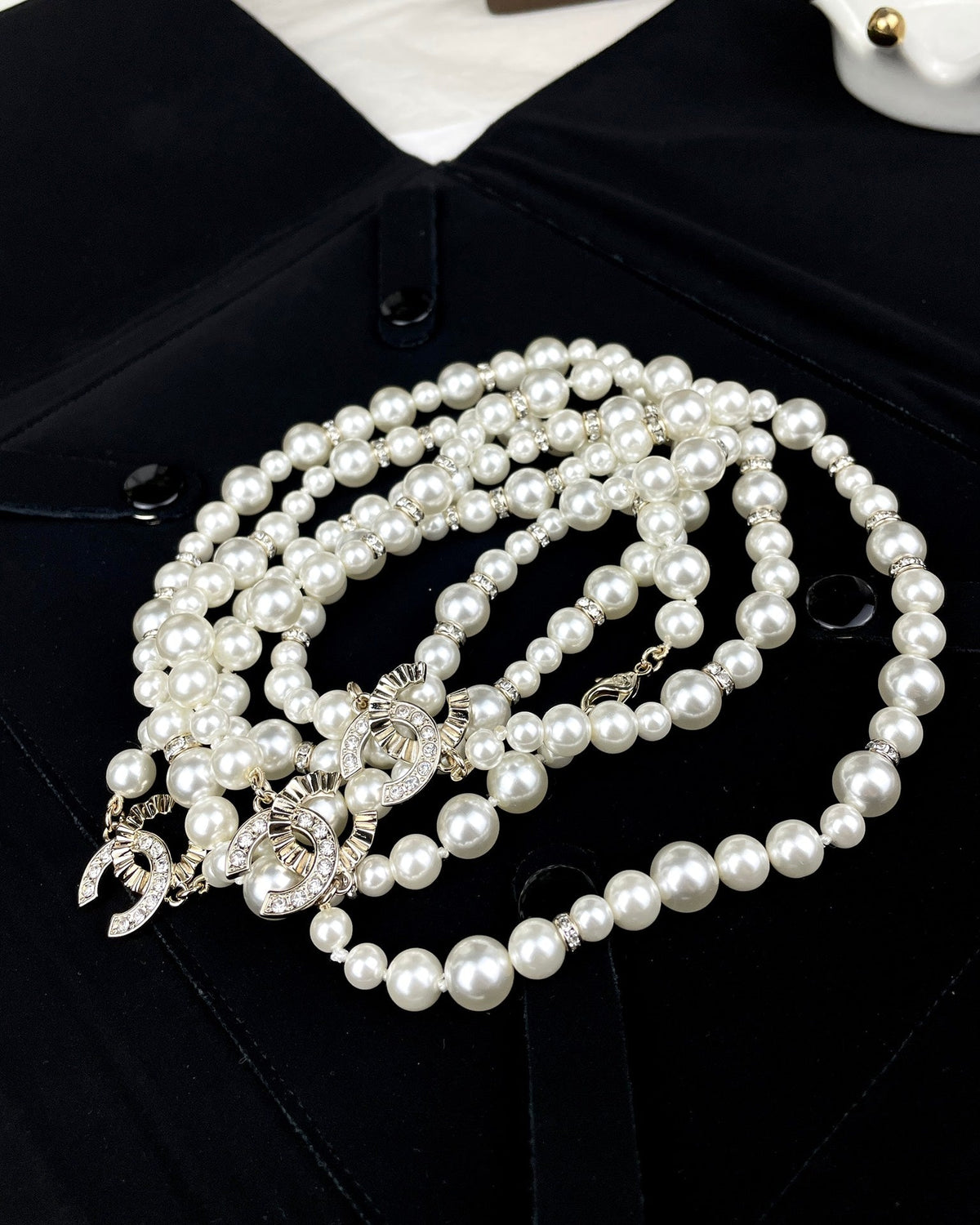 Chanel Pearls Long Necklace
