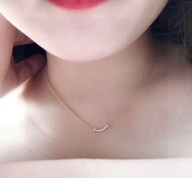 Tiffany Small Diamond Pendant Necklace