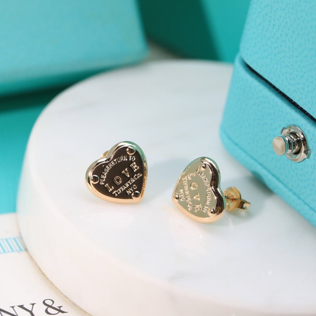 Return to Tiffany Love Earrings - 18K Gold